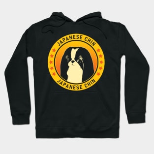 Japanese Chin Dog Portrait Hoodie